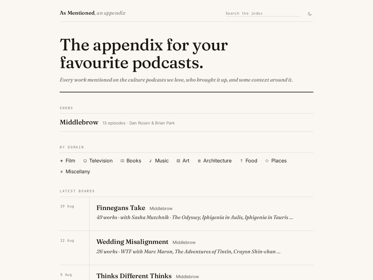 Landing-page snapshot of as-mentioned.com