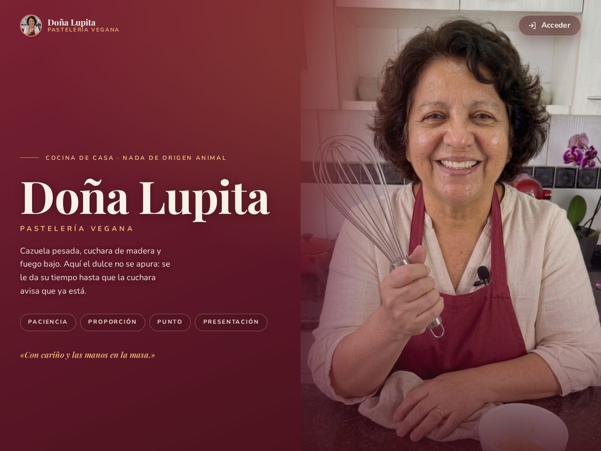 Landing-page snapshot of donalupita.com