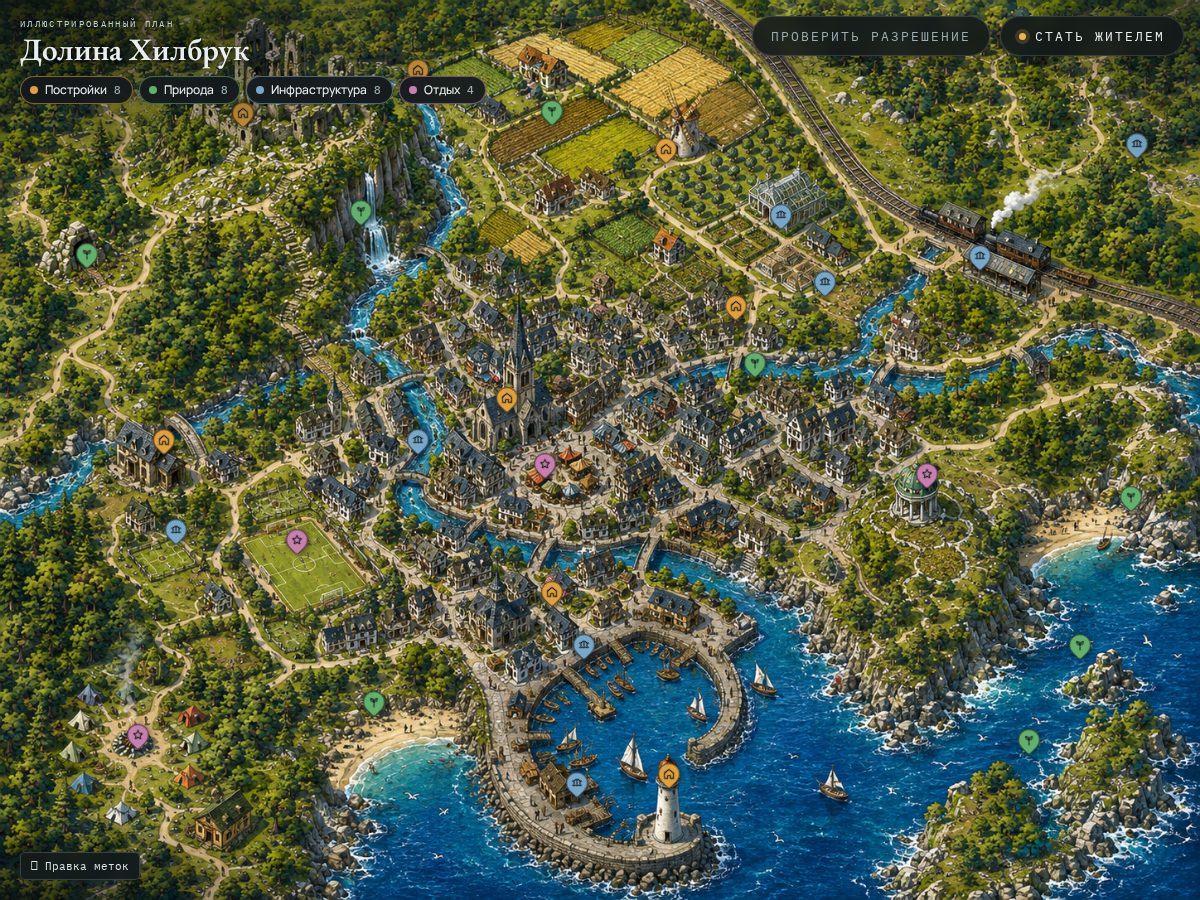 Landing-page snapshot of hillbrook.art