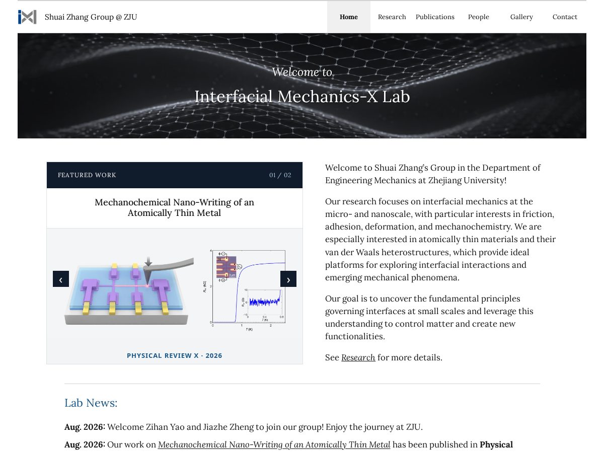 Landing-page snapshot of imxlab.org
