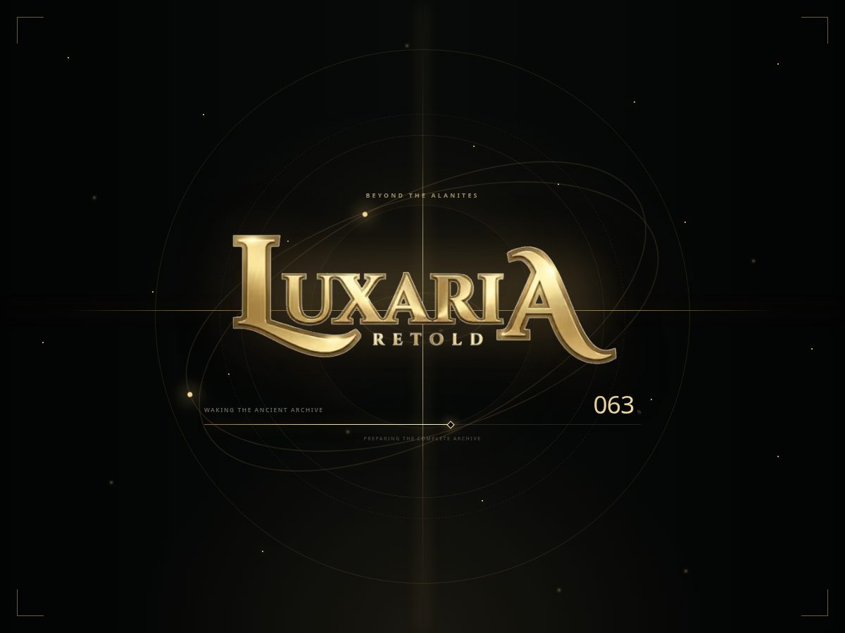 Landing-page snapshot of luxaria-retold.com