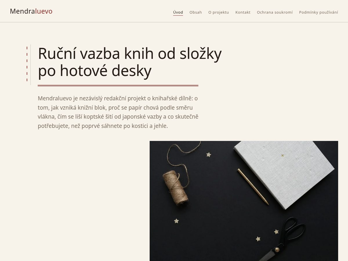 Landing-page snapshot of mendraluevo.world