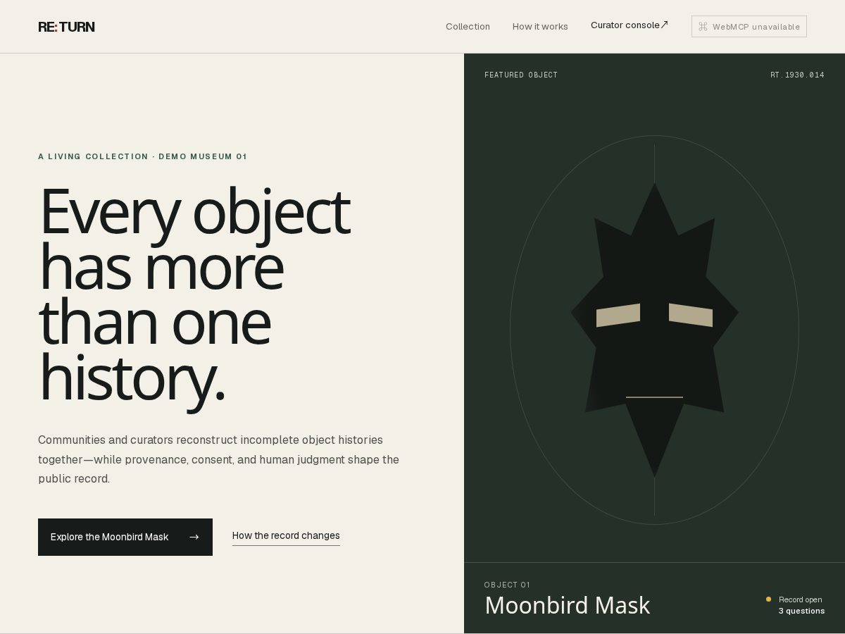 Landing-page snapshot of naizza.art