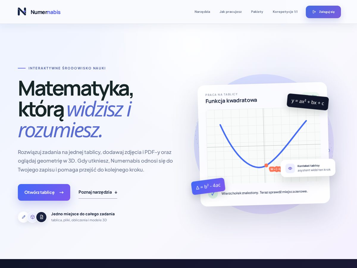 Landing-page snapshot of numernabis.com