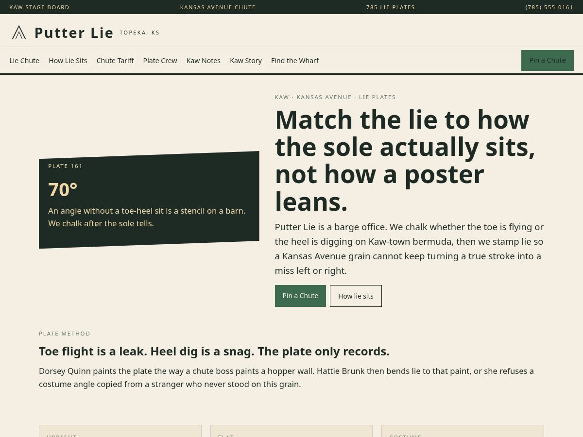 Landing-page snapshot of putterlie.shop