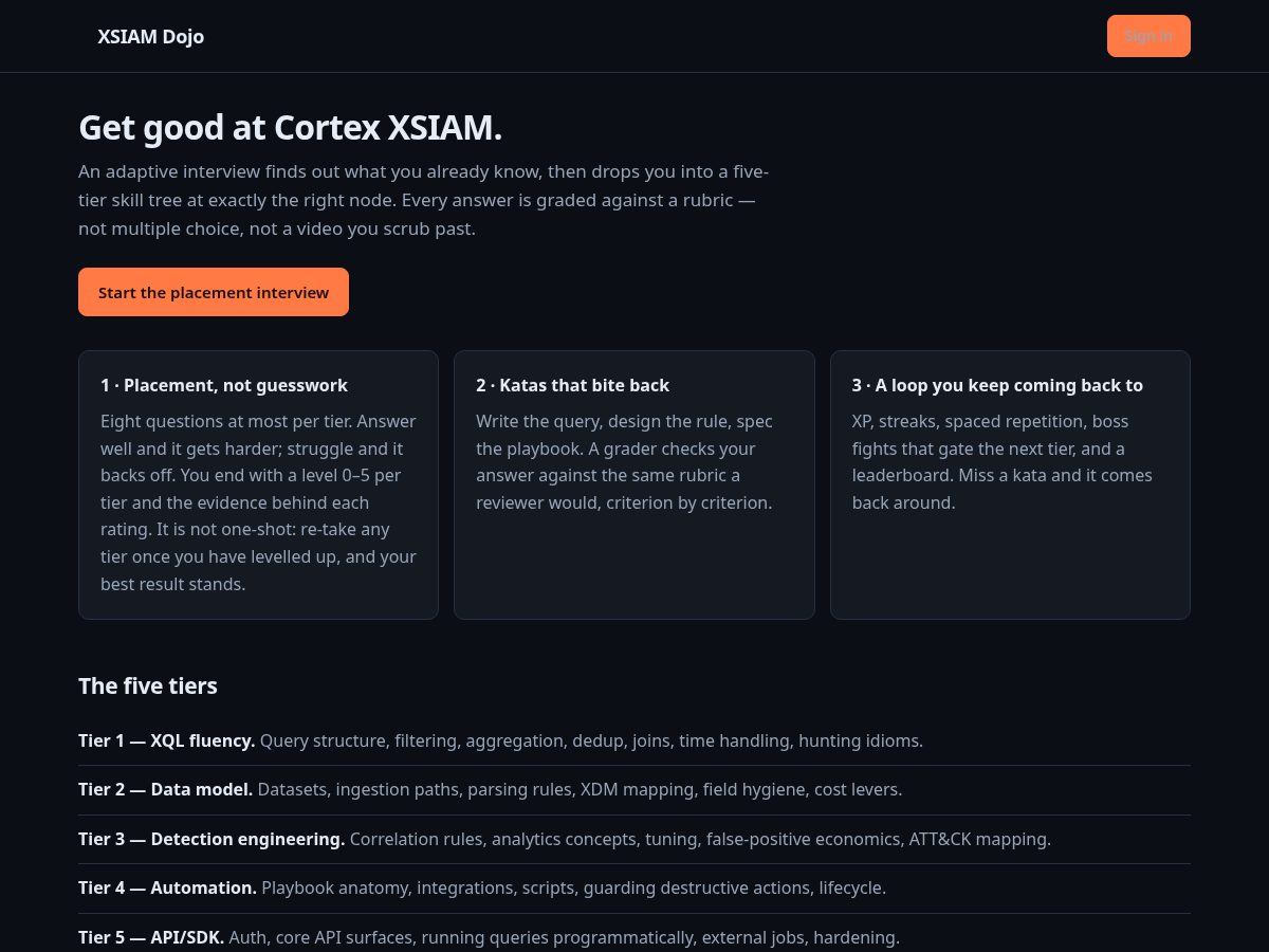 Landing-page snapshot of traingauge.com