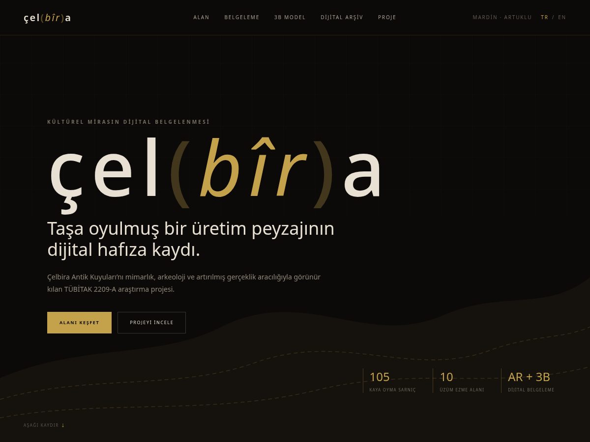 Landing-page snapshot of celbira-antik-kuyulari.com