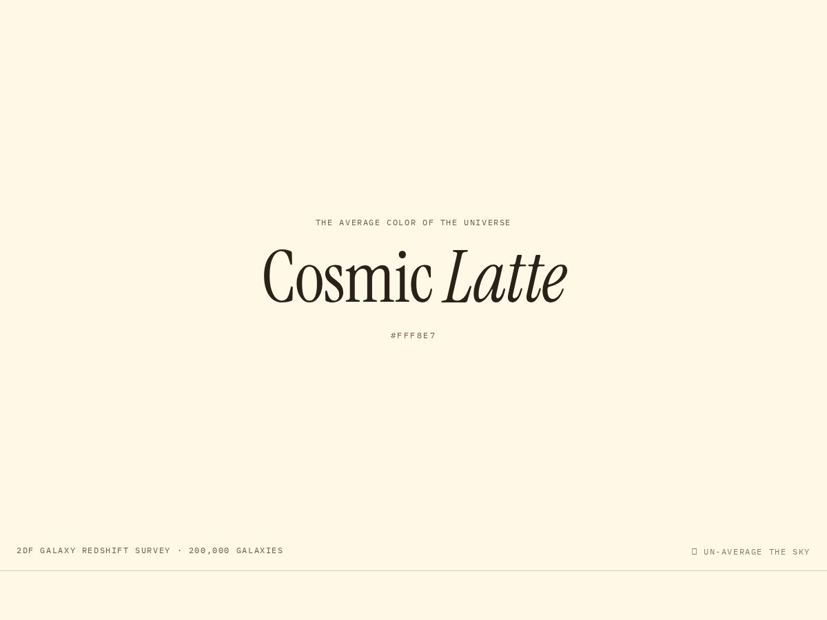 Landing-page snapshot of cosmiclattemug.com