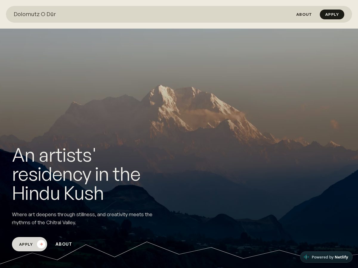 Landing-page snapshot of dolomutzodur.com