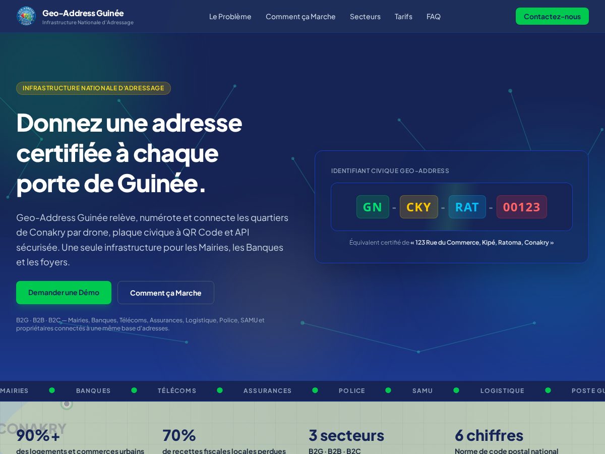 Landing-page snapshot of geo-addressgn.com