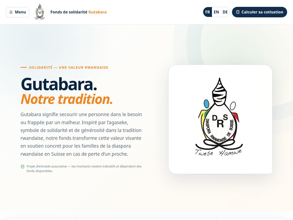 Landing-page snapshot of gutabara.org