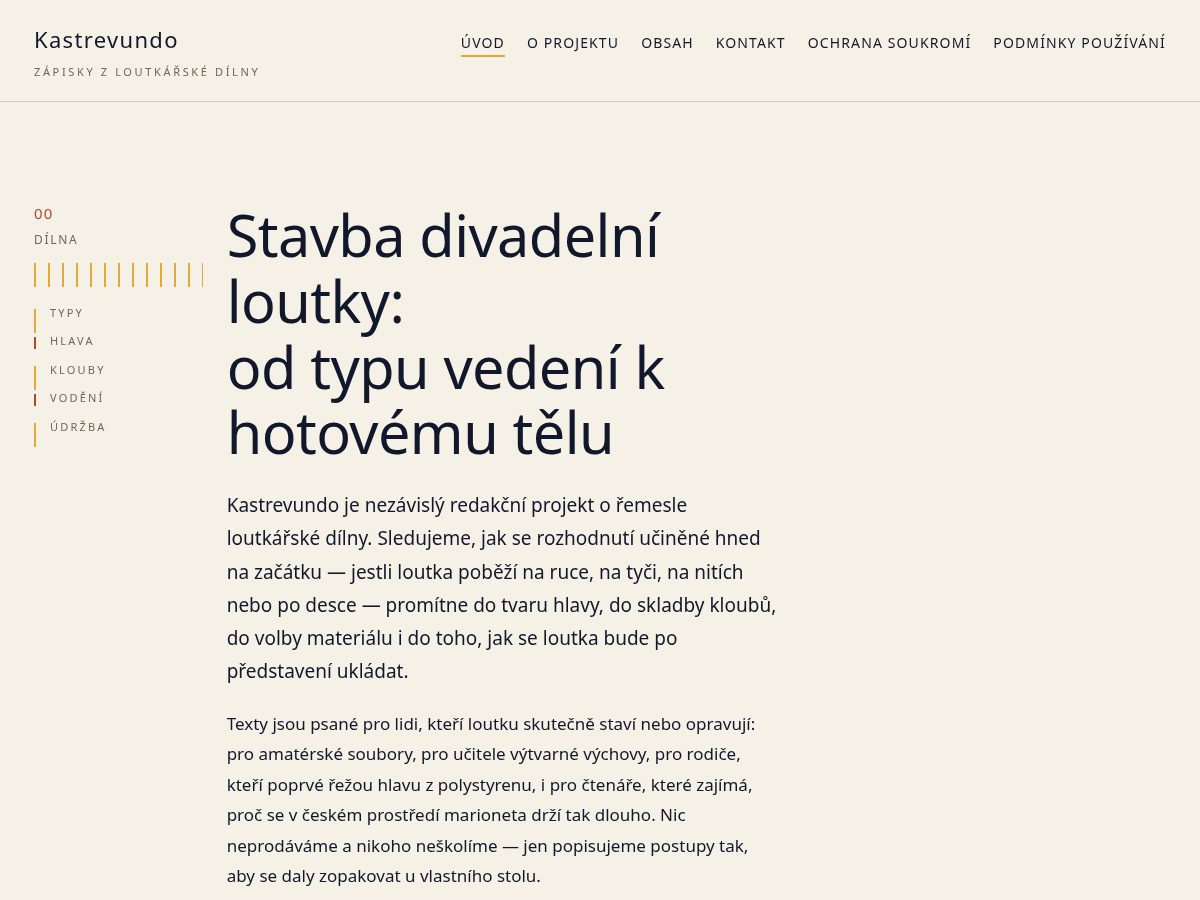 Landing-page snapshot of kastrevundo.world