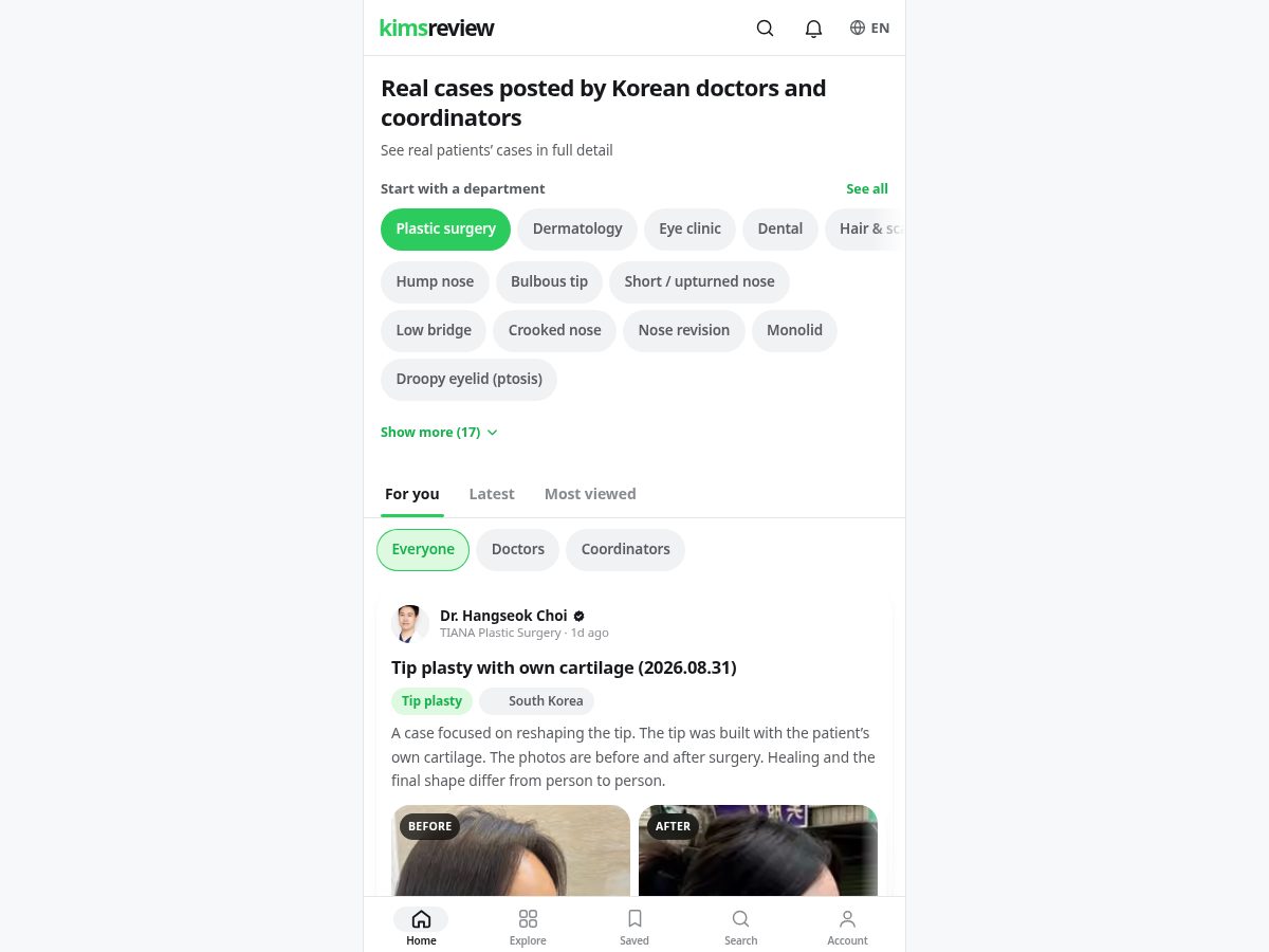 Landing-page snapshot of kimsreview.com