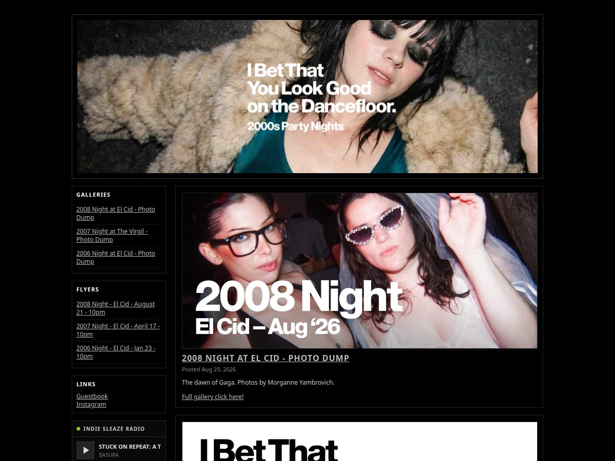 Landing-page snapshot of lookgoodparty.com