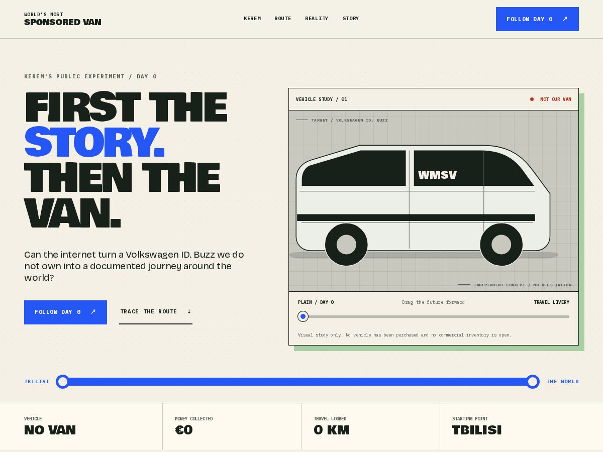 Landing-page snapshot of mostsponsoredvan.com