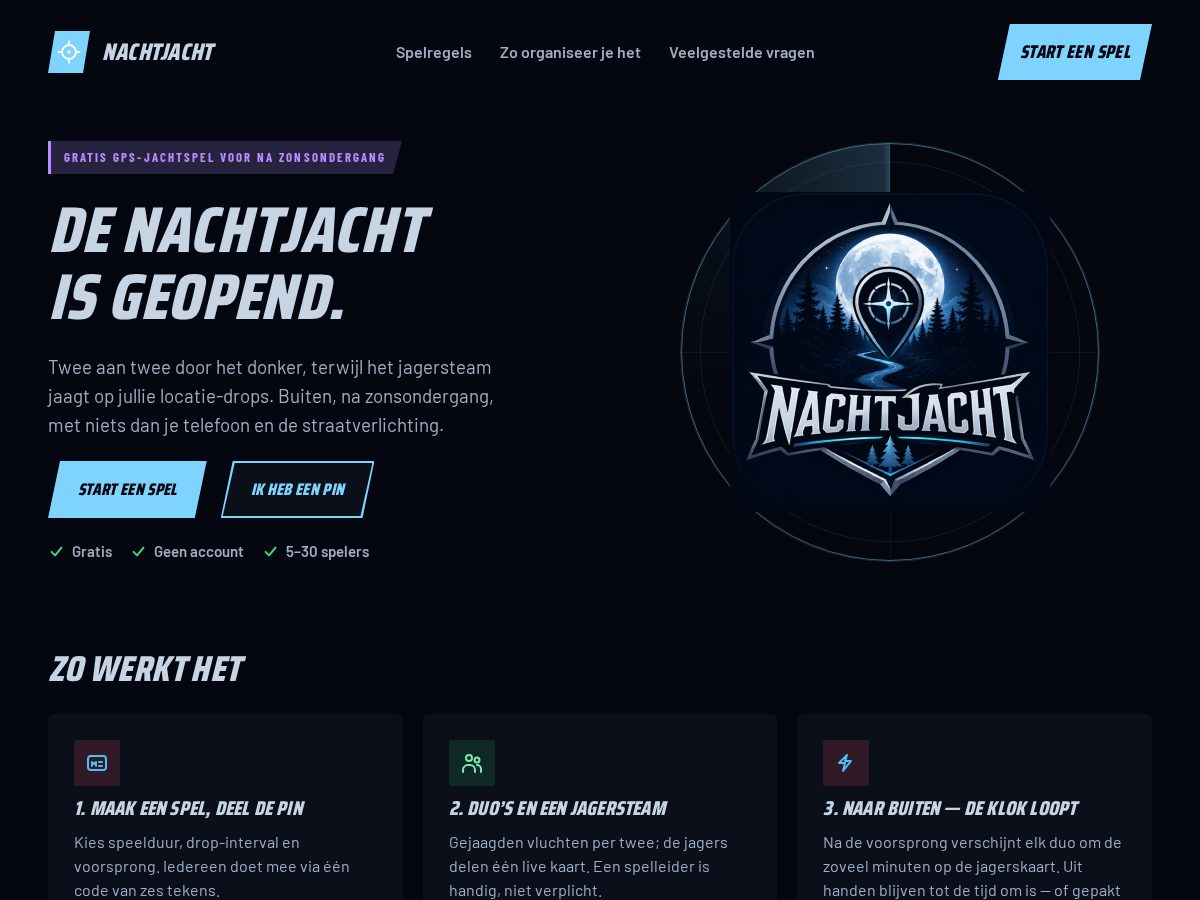 Landing-page snapshot of nachtjacht.com