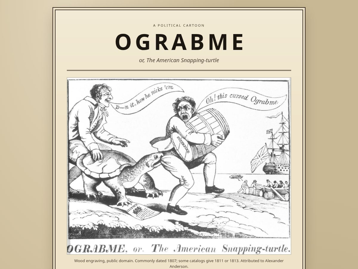 Landing-page snapshot of ograbme.com