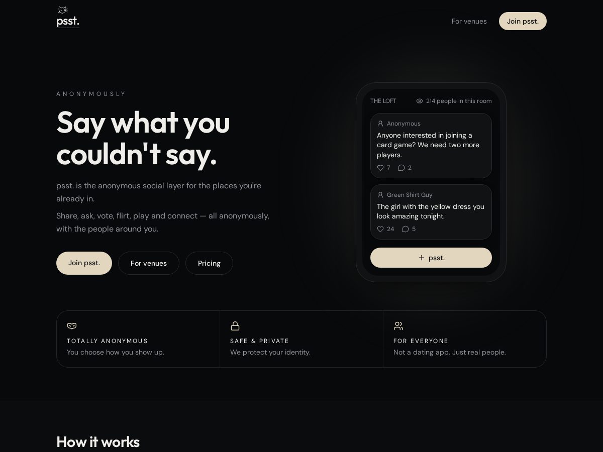 Landing-page snapshot of psstconnect.com