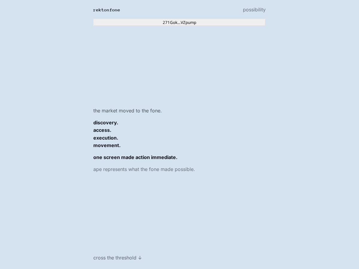 Landing-page snapshot of rektonfone.wtf