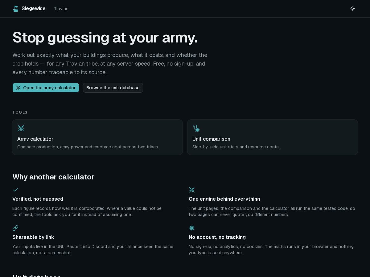 Landing-page snapshot of siegewise.com