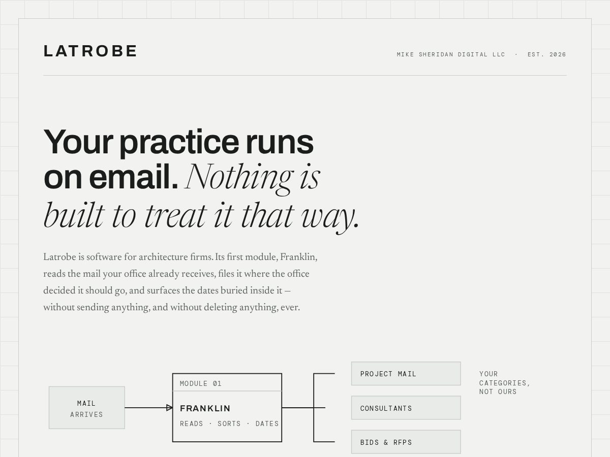 Landing-page snapshot of uselatrobe.com
