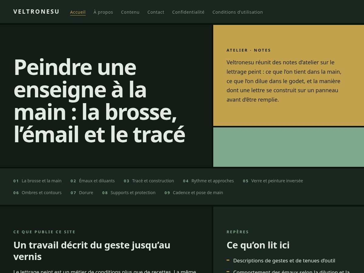 Landing-page snapshot of veltronesu.world