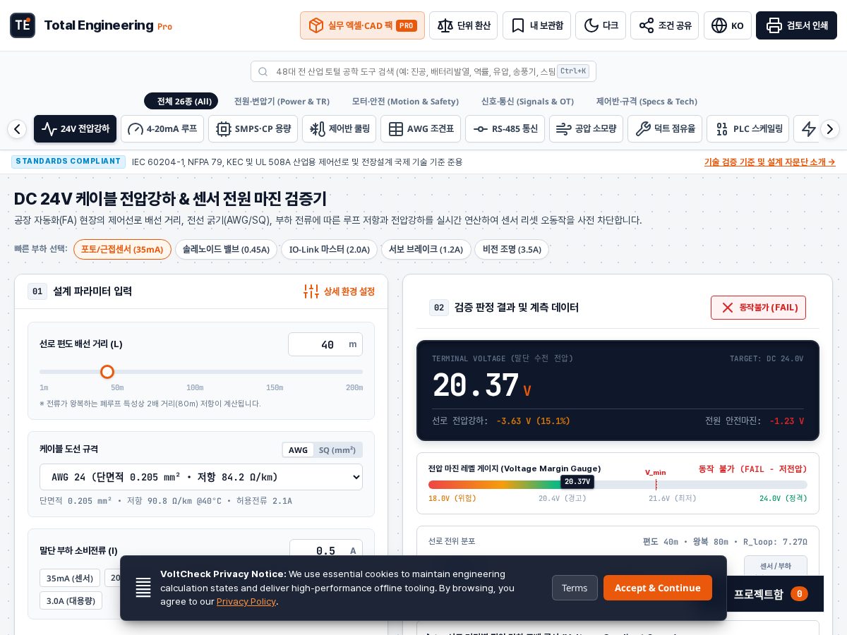 Landing-page snapshot of voltcheck24.com