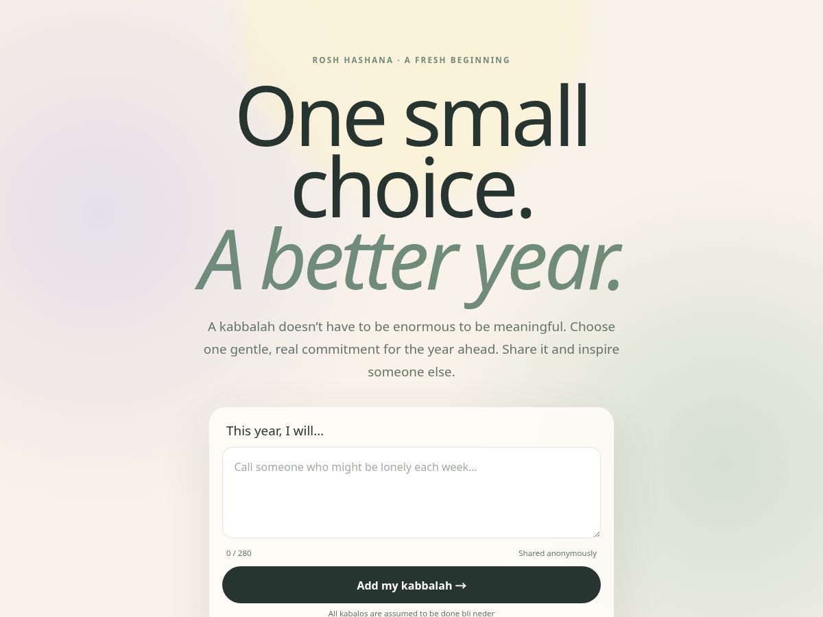 Landing-page snapshot of abetteryear.com