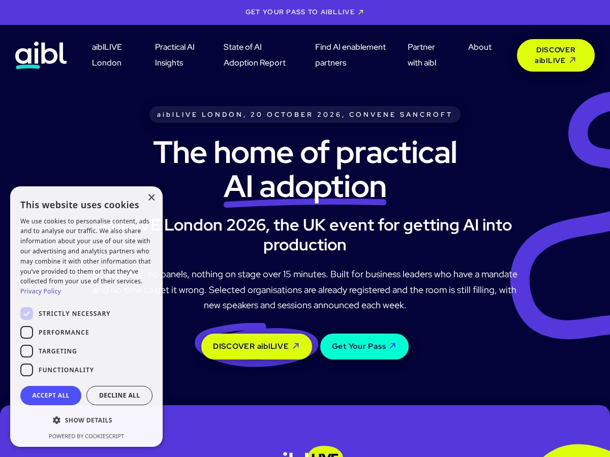Landing-page snapshot of aiblmediasummit.com