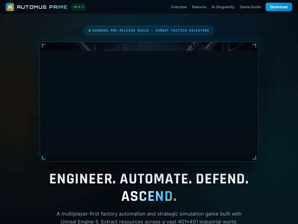 Landing-page snapshot of automusprime.com