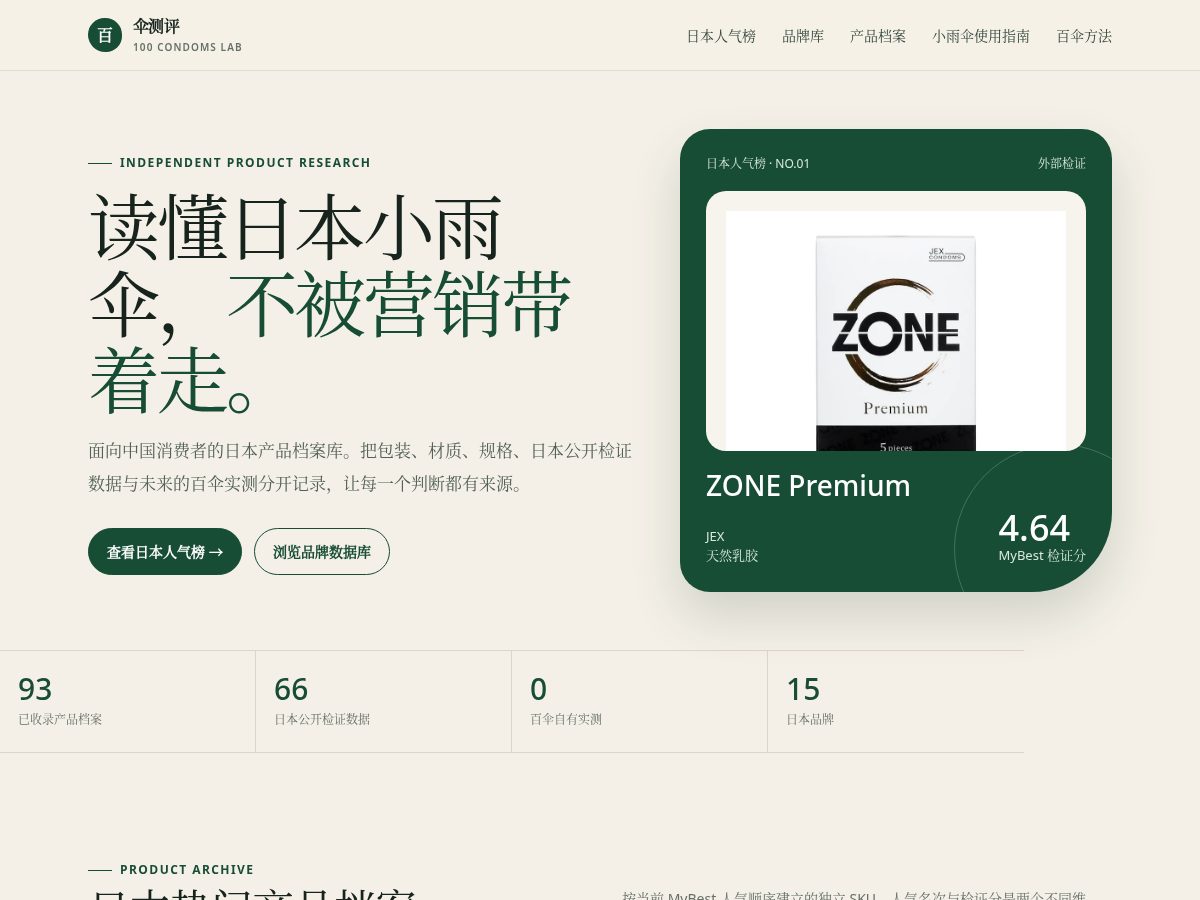 Landing-page snapshot of baishanreview.com