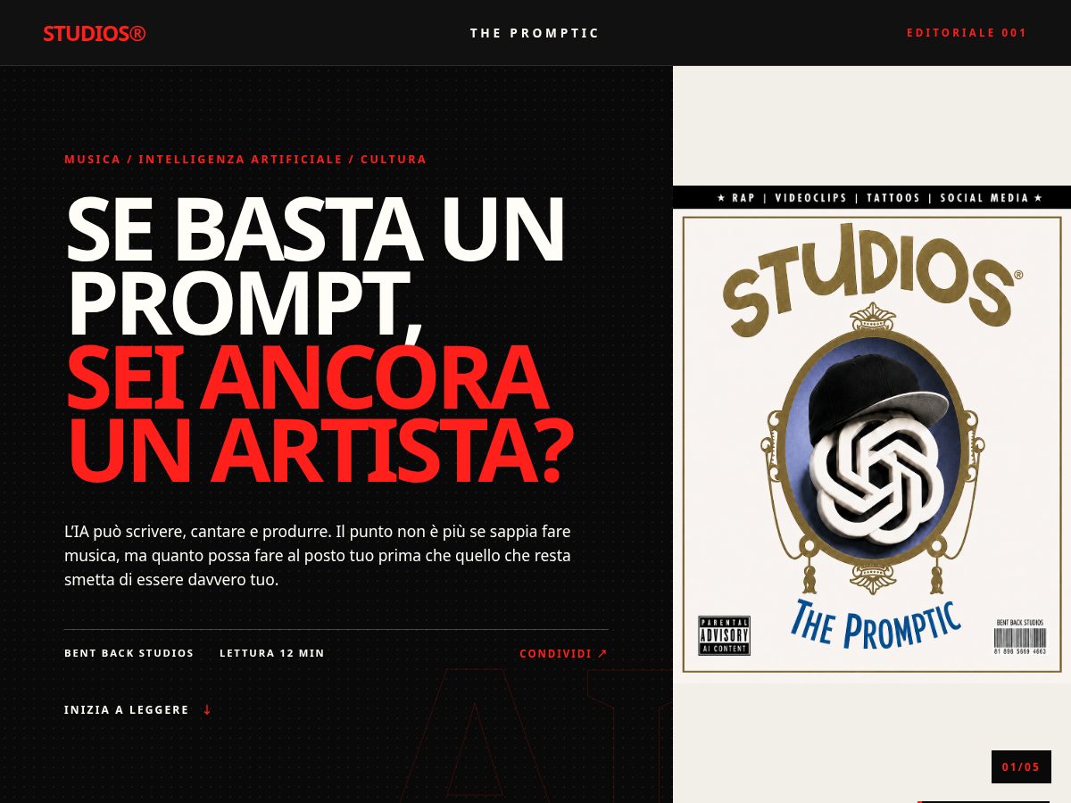 Landing-page snapshot of bentbackstudios.com