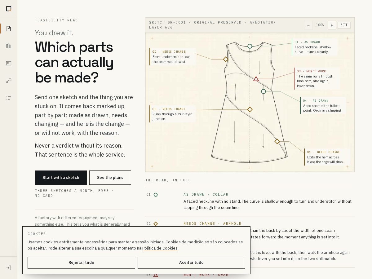 Landing-page snapshot of confeccoesluis.shop
