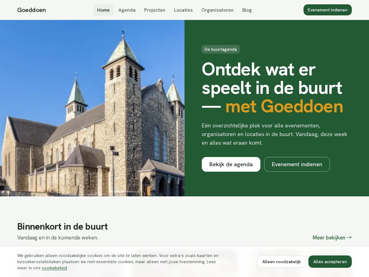 Landing-page snapshot of goeddoen.net