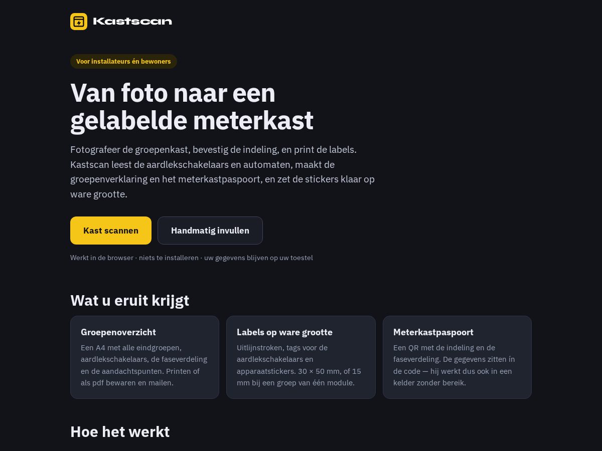 Landing-page snapshot of kastscan.online