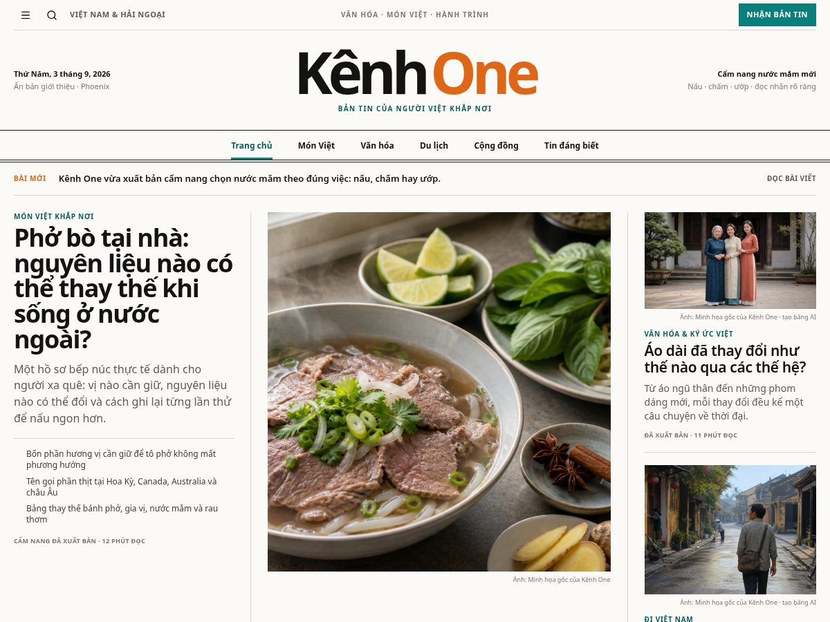 Landing-page snapshot of kenhone.com