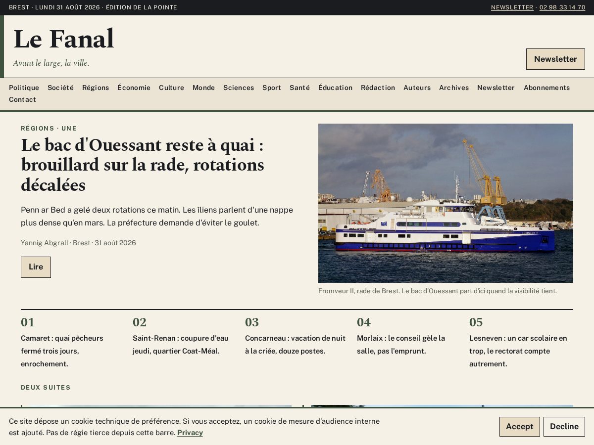 Landing-page snapshot of le-fanal.digital