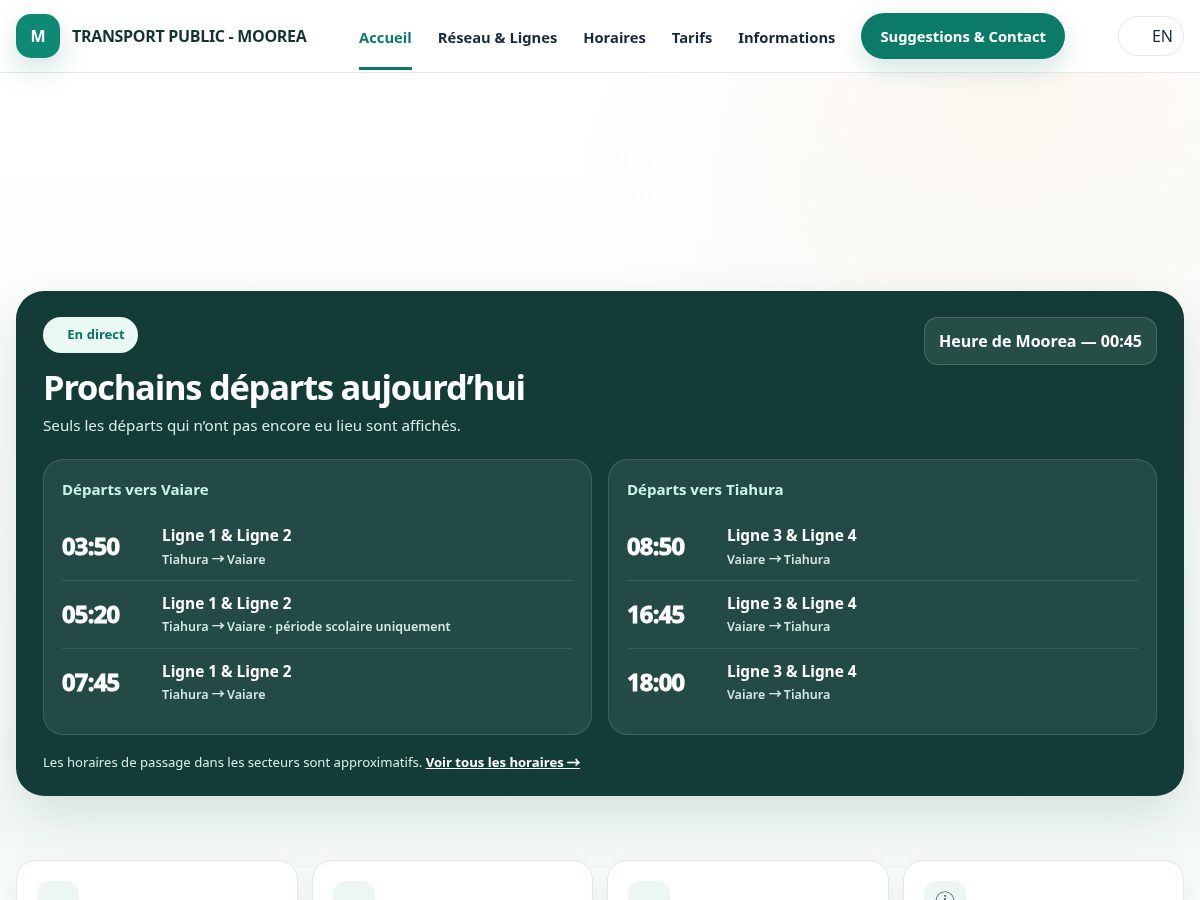 Landing-page snapshot of mooreatransportpublic.com