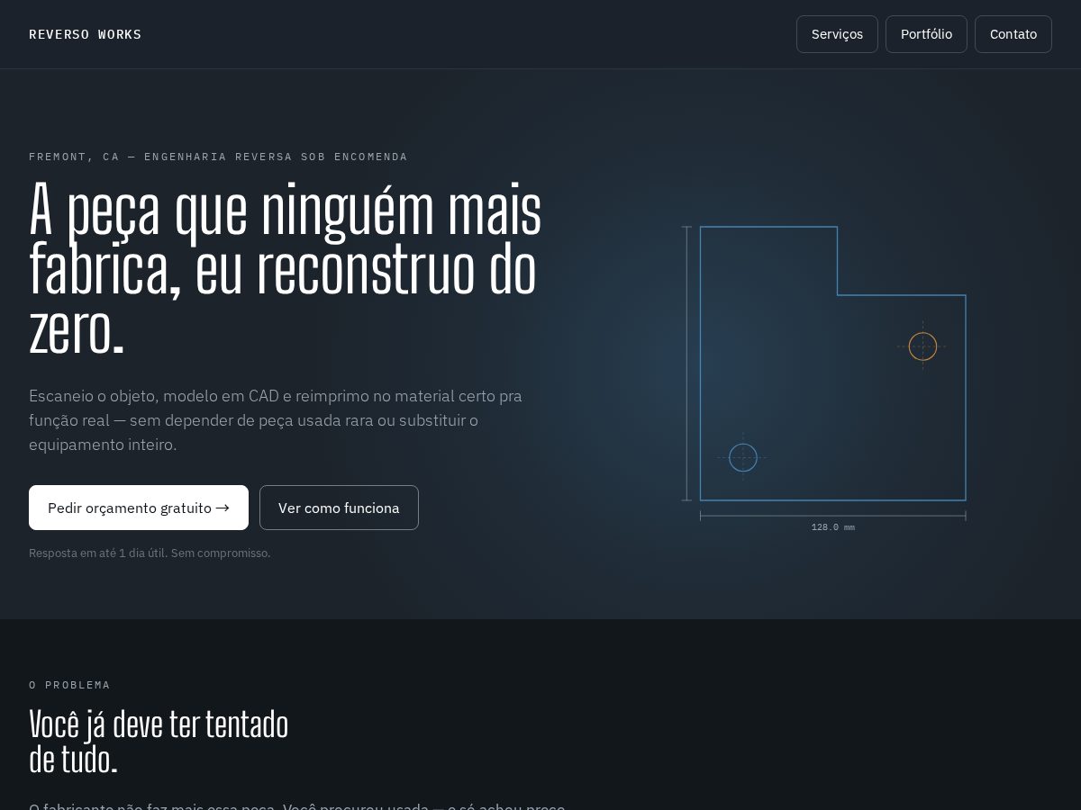 Landing-page snapshot of reversoworks.com