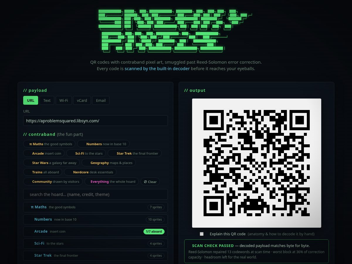 Landing-page snapshot of sneakypixels.com