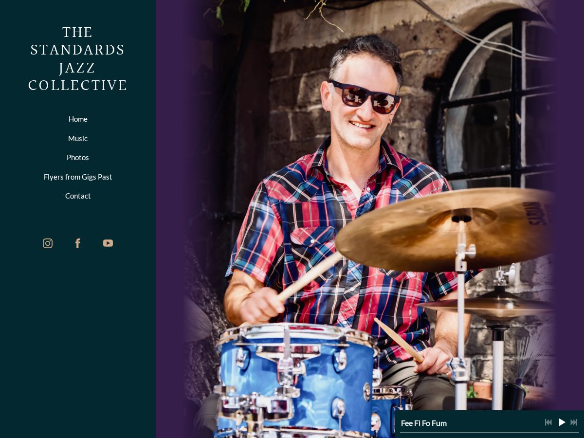 Landing-page snapshot of thestandardsjazzcollective.com