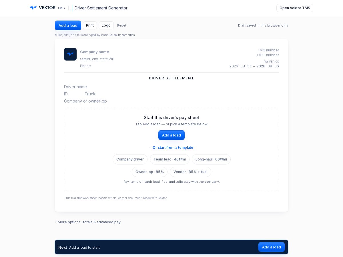 Landing-page snapshot of truckersettlement.com