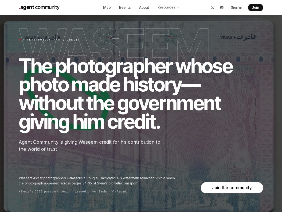 Landing-page snapshot of waseemasmarphotography.com