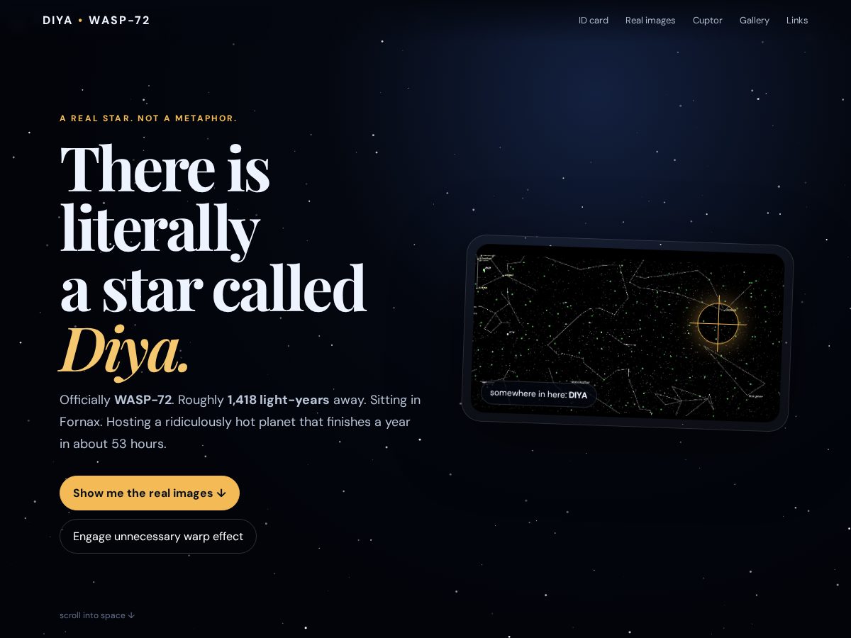 Landing-page snapshot of wasp72.site