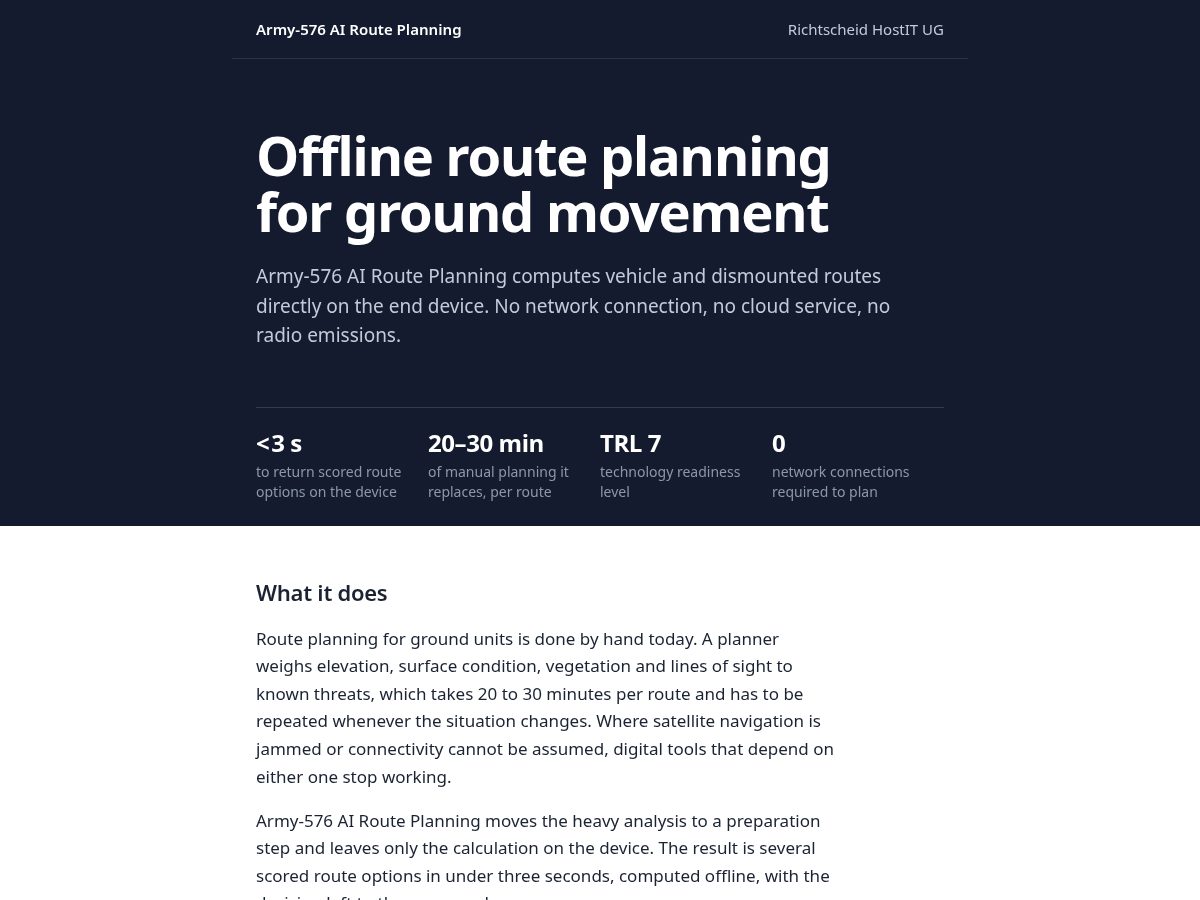 Landing-page snapshot of army-576.com