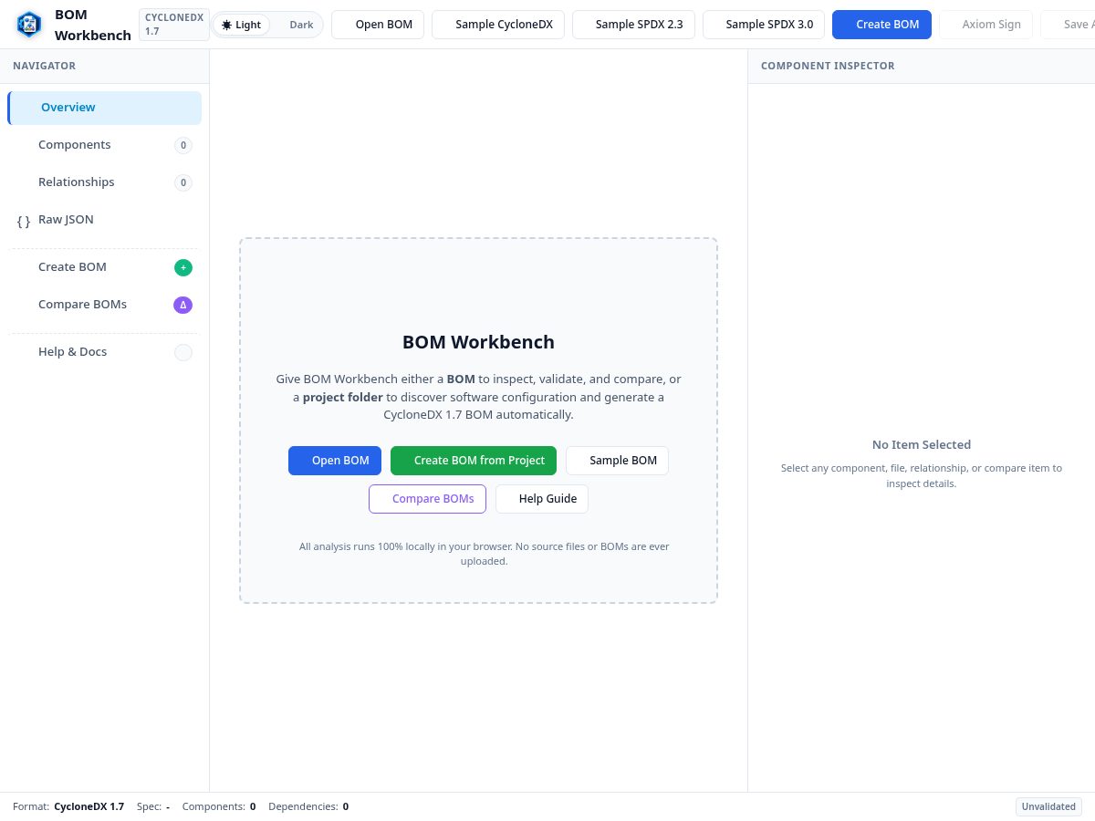 Landing-page snapshot of bom-workshop.com