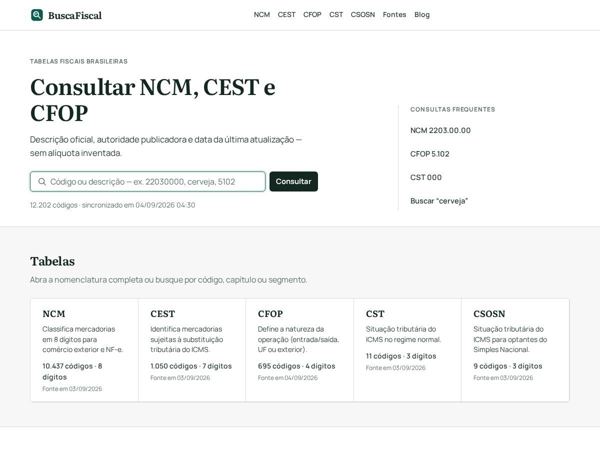 Landing-page snapshot of buscafiscal.com