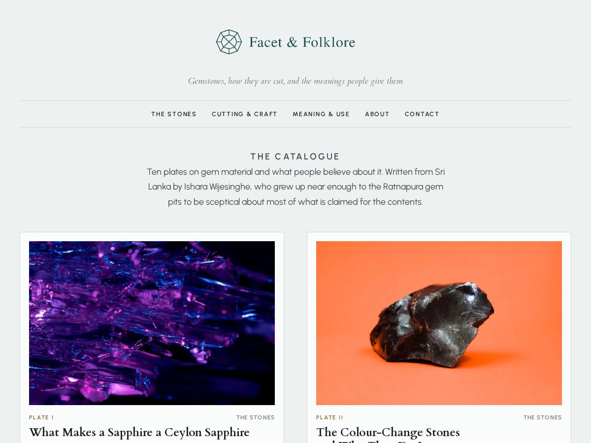 Landing-page snapshot of ceylongemstone.com