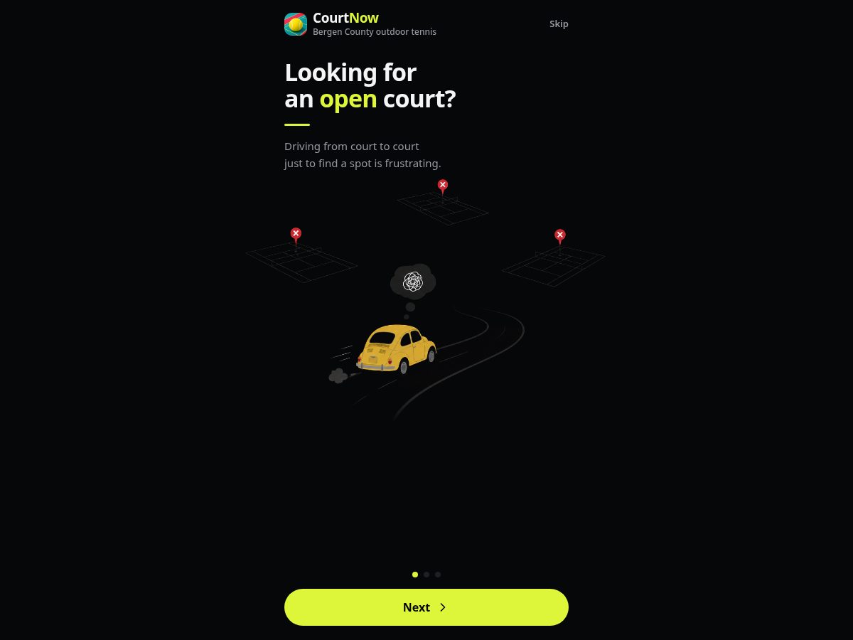 Landing-page snapshot of courtnow.live