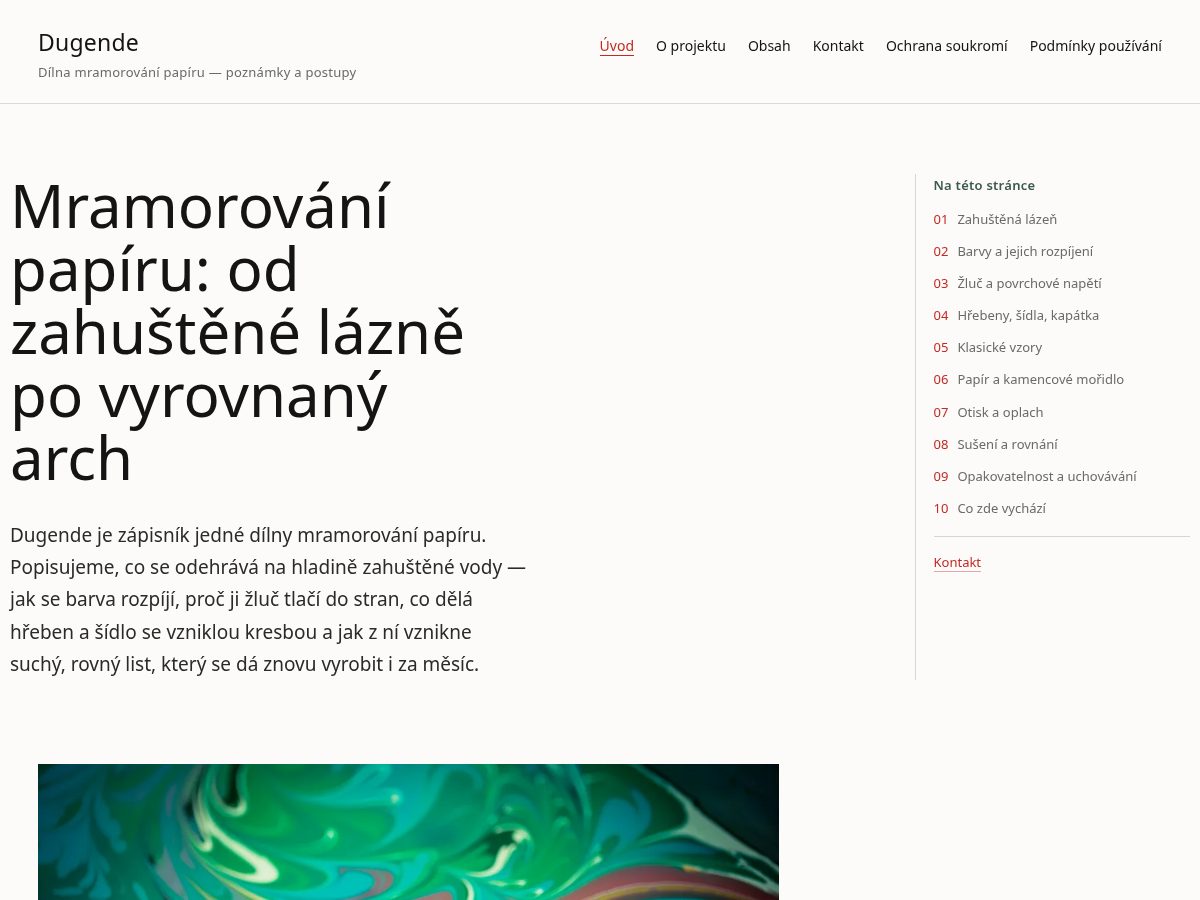 Landing-page snapshot of dugende.world